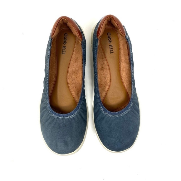 Cobb Hill LIDIA BALLET FLATS blue WIDE - Picture 5 of 7